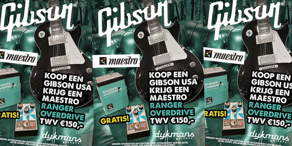 Koop een Gibson USA en krijg een Maestro Ranger Overdrive