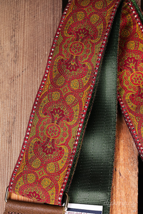 Souldier Guitar Strap Arabesque Red Olive