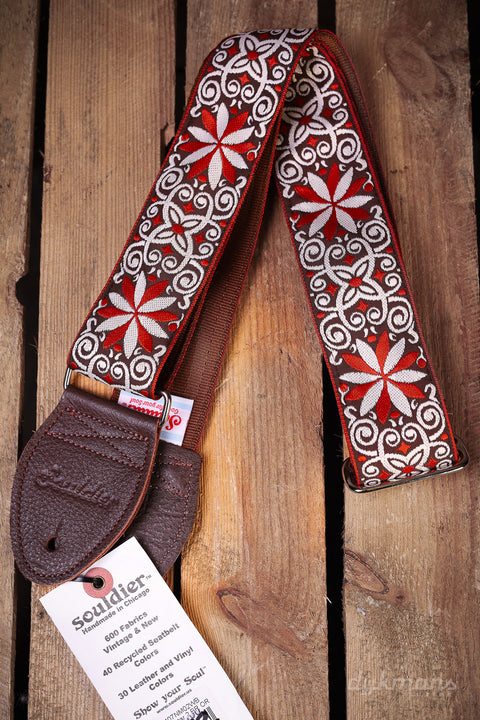 Souldier Guitar Strap Dresden Star Brown Orange