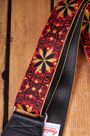 Souldier Guitar Strap Dresden Star Red Black Yellow