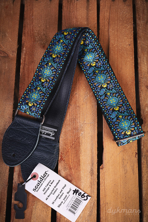 Souldier Guitar Strap Hendrix Blue Navy Black