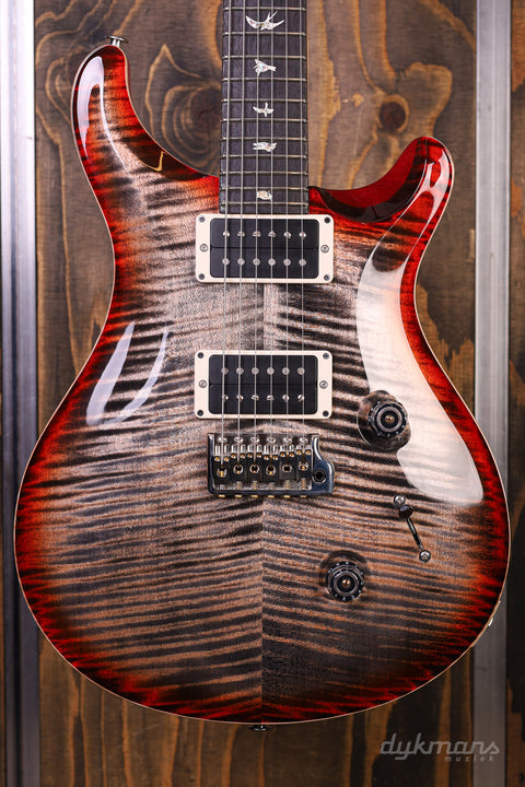 PRS Custom 24 Charcoal Cherry Burst #0386448