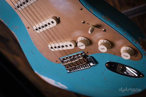 Fender Custom Shop LTD '58 Stratocaster Heavy Relic, Super Faded Aged Taos Turquoise