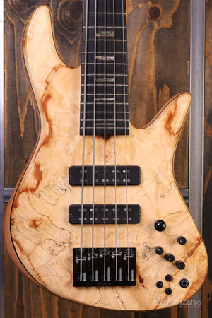 Fodera Emperor Deluxe Chestnut Burl