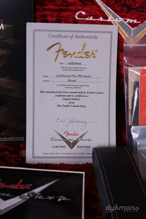 Fender Custom Shop 2019 Limited Roasted Pine Double Esquire '55 Desert Tan PRE-OWNED!