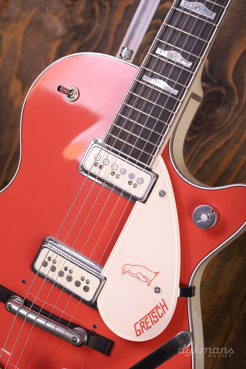 Gretsch Custom Shop 1955 White Penguin Tahiti Coral by Master Builder Gonzalo Madrigal