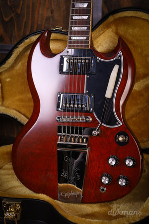 Epiphone 1964 SG Standard Reissue with Maestro Vibrola Cherry Red