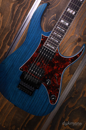 Ibanez Prestige RG653DX Transparent Deep Blue Flat