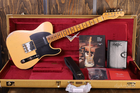 Fender Custom Shop Limited Edition '53 Telecaster Relic Aged Nocaster Blonde