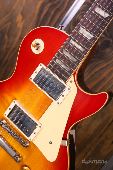 Gibson Custom Shop 1958 Les Paul Standard Washed Cherry Sunburst VOS