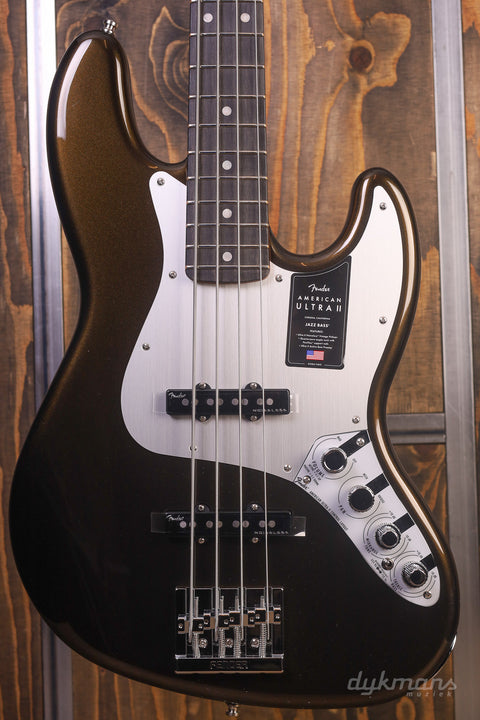 Fender American Ultra II Jazz Bass Texas Tea