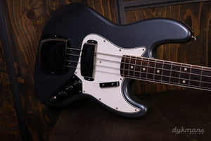 Fender Custom Shop '64 Jazz Bass Journeyman Relic Charcoal Frost Metallic PRE-OWNED!