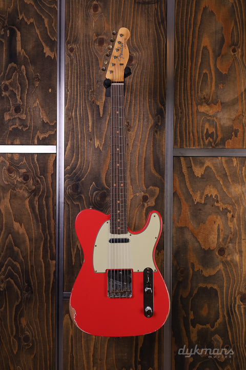 Fender Custom Shop Time Machine '63 Telecaster Relic Aged Fiesta Red