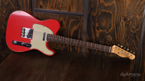 Fender Custom Shop Time Machine '63 Telecaster Relic Aged Fiesta Red