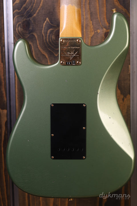 Fender Custom Shop Limited Edition 1965 Dual-Mag Stratocaster Journeyman Relic Aged Sage Green