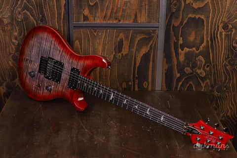 PRS SE Custom 24 "Floyd" Charcoal Cherry Burst