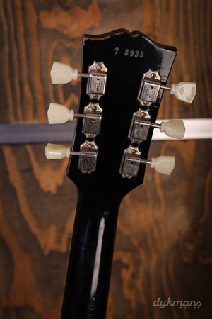 Gibson Custom 1957 Les Paul Standard All Ebony Murphy Lab Light Aged