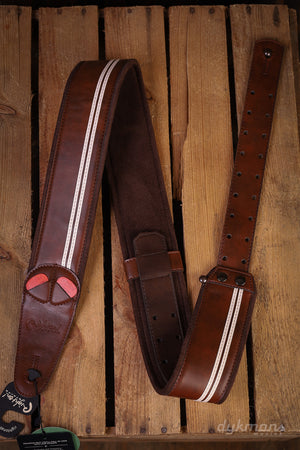 RightOn Guitar Strap Race 60 Brown Mojo