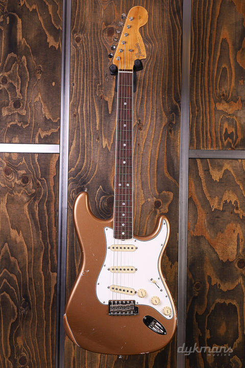 Fender Custom Shop 1967 Stratocaster Relic with Closet Classic Hardware Aged Firemist Gold