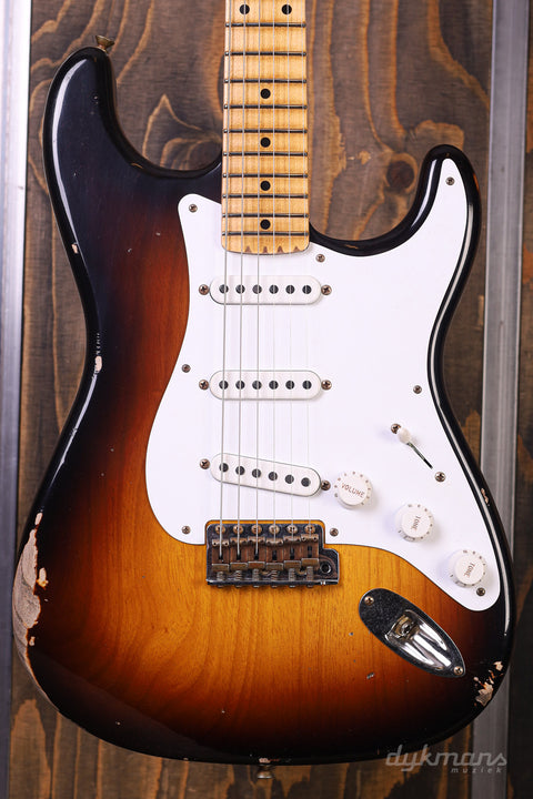 Fender Custom Shop Limited 70th Anniversary '54 Strat Relic Wide-Fade 2-Color Sunburst