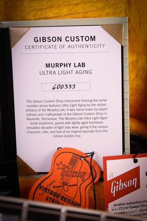 Gibson Custom '63 SG Custom 2PU Silver Fox Murphy Lab Ultra Light Aged