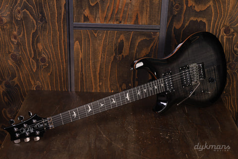 PRS SE Custom 24 Floyd Charcoal Lefty