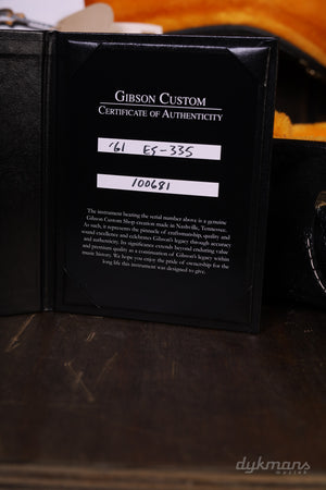 Gibson Custom Shop ES-335 '61 VOS Sunburst 2018 PRE-OWNED