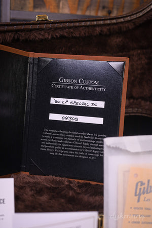 Gibson Custom 1960 Les Paul Special Double Cut Reissue Cherry Red