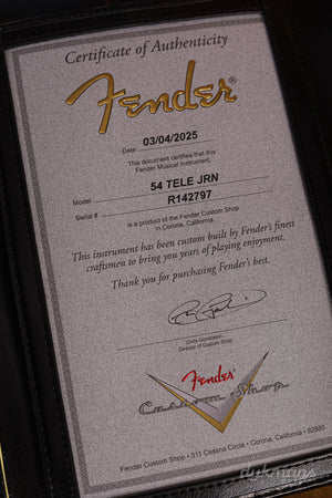 Fender Time Machine '54 Telecaster Journeyman Relic Faded Aged Nocaster Blonde