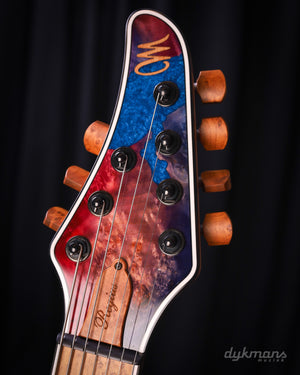 Mayones Regius 7 Buckeye Burl Master Grade Custom Color PRE-ORDER