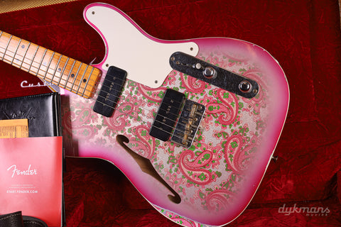 Fender Custom Shop Limited Edition dual pink P90 Relic Aged Pink Paisley Telecaster PRE-OWNED!