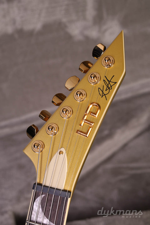 ESP LTD Kirk Hammett Signature KH-V Metallic Gold