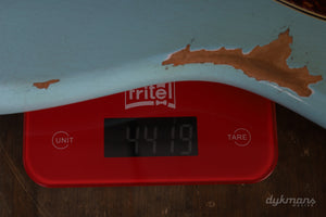 Fender Custom Shop 1961 Jazz Bass Heavy Relic Faded Aged Daphne Blue