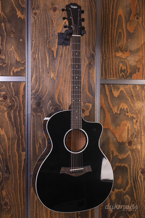 Taylor 214ce-BLK DLX + Free Taylor Strap!