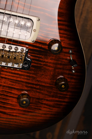 PRS SE Custom 24 Semi-Hollow Orange Tiger Smokeburst