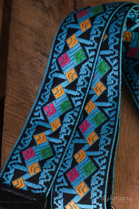 Souldier Clapton Guitar Strap Turquoise Black