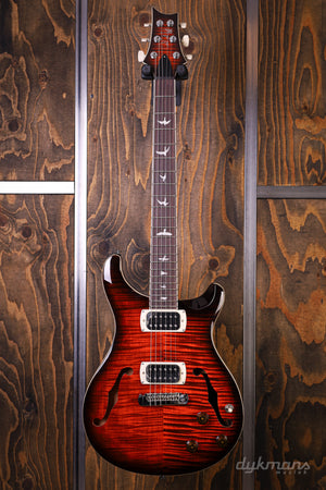 PRS SE Ed Sheeran Hollowbody I Piezo Baritone Orange Tiger Smokeburst