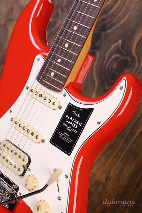 Fender Player II Stratocaster HSS Coral Red