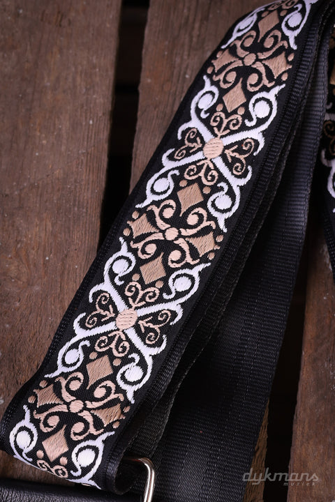 Souldier Guitar Strap Constantine White Taupe Black