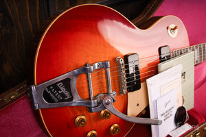 Gibson Custom '59 Les Paul Standard P-90s Wide Tomato Burst Bigsby Ultra Light Aged