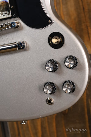 Gibson SG Standard 61 Stop Bar Silver Mist