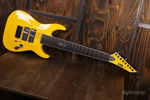 ESP LTD SC-608B Stephen Carpenter 8-String Chiquita Yellow