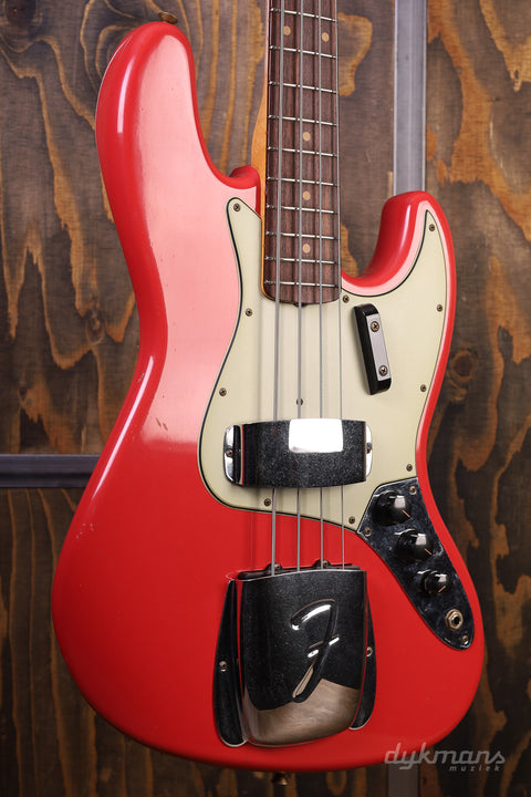 Fender Custom Shop '63 Jazz Bass Journeyman Relic Aged Fiesta Red #22370