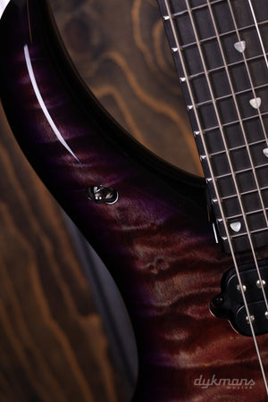 Music Man Majesty 7 Premium Select Purple Nebula Quilt