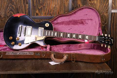 Gibson Custom Shop Les Paul Standard Painted Over Limited Run Ebony over Cherry Sunburst PRE-OWNED!