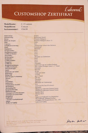 Lakewood C-15 Custom