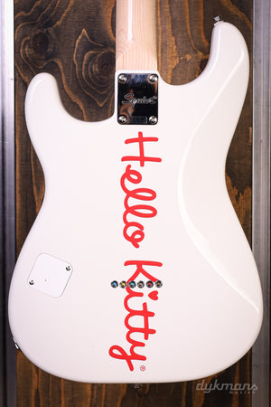 Squier Fender x Hello Kitty White Stratocaster