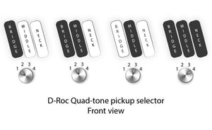 Dingwall Custom Shop D-Roc Custom 5-string Martini Porsche Stripe NAMM 2024