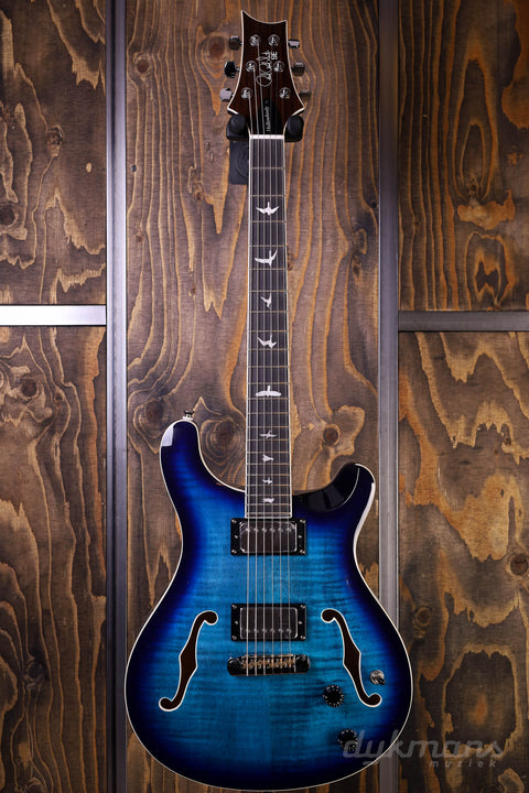 PRS SE Hollowbody II Faded Blue Burst