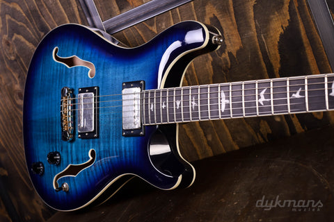 PRS SE Hollowbody II Faded Blue Burst